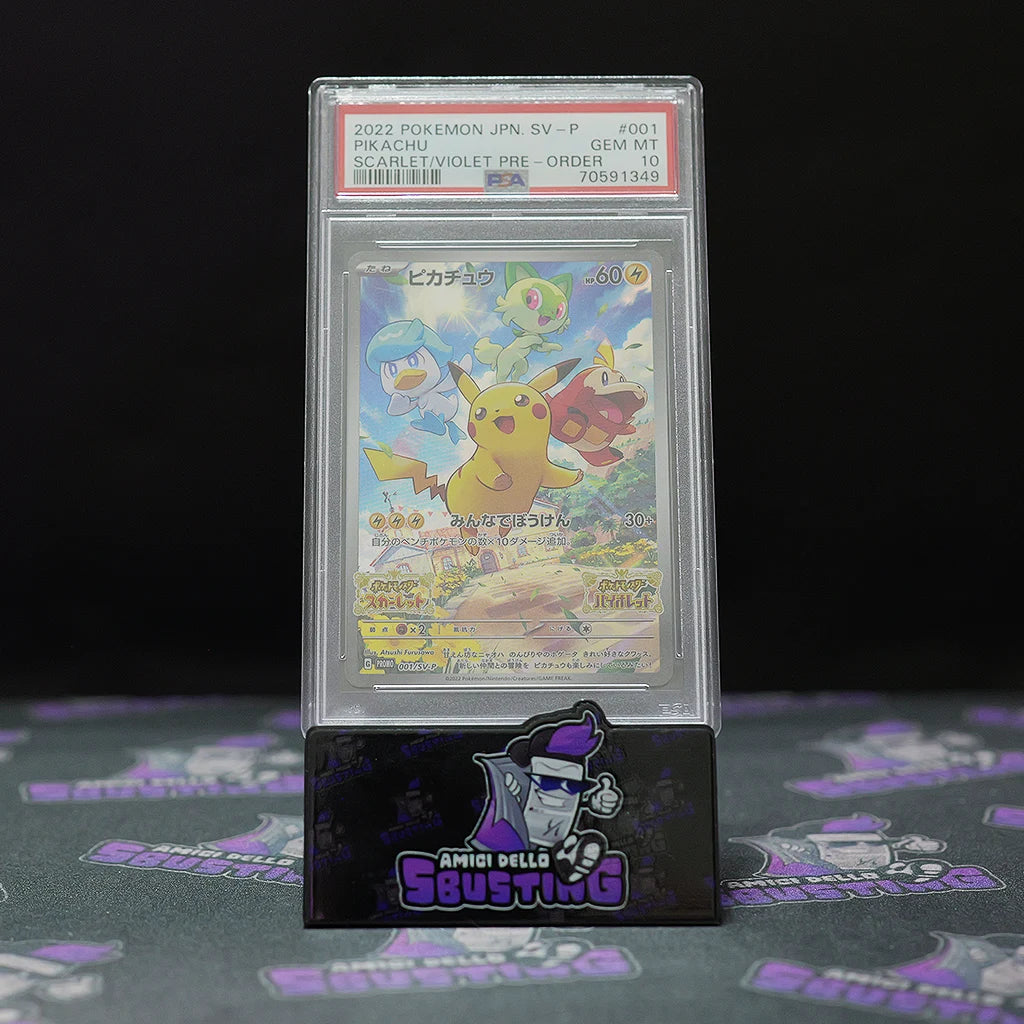 2022 Pokemon SV-P - Pikachu Promo Japanese [PSA10]