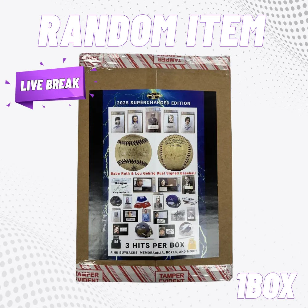 Break Supercharged 2025 Edition - Box Opening Live di Carte Sportive Collezionabili