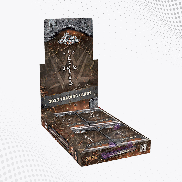 Box Topps Chrome WWE Cactus Jack 2025 di carte sportive collezionabili
