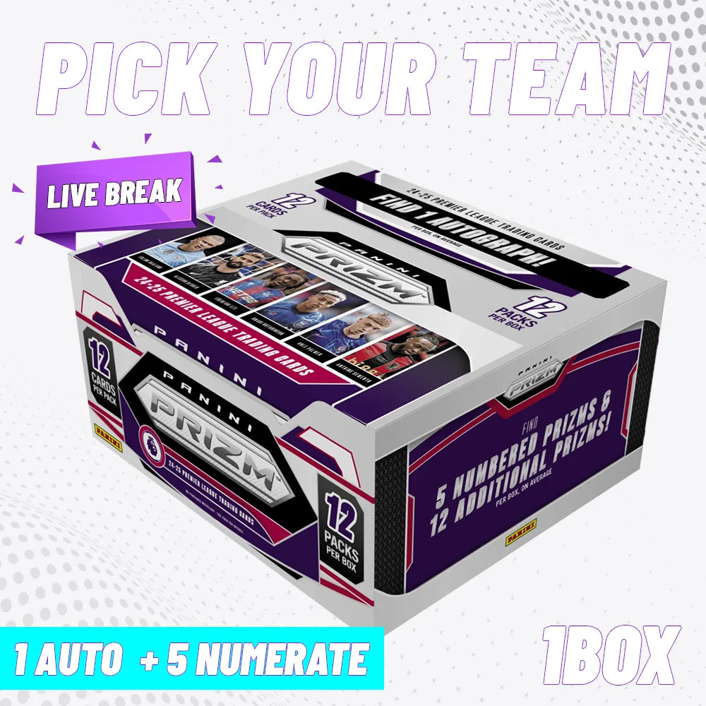 Break Panini EPL 2024/25 - Box Opening Live di Carte Sportive Collezionabili