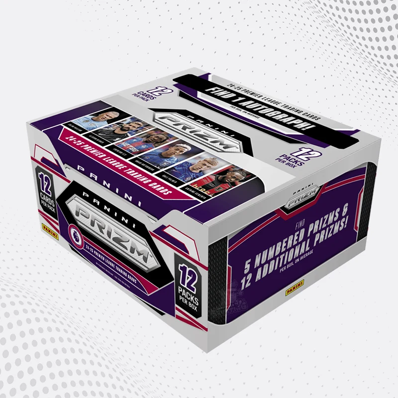 Box Panini Prizm EPL 2024/25 di carte sportive collezionabili