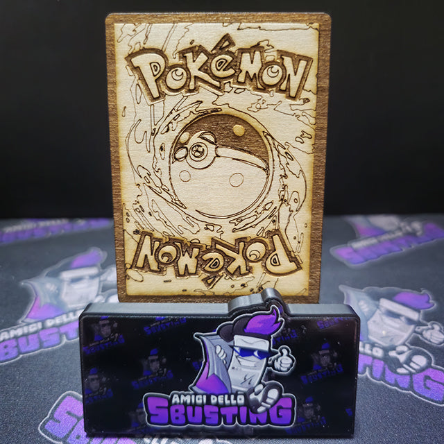 Carta Pokémon Multistrato in Legno - Charizard
