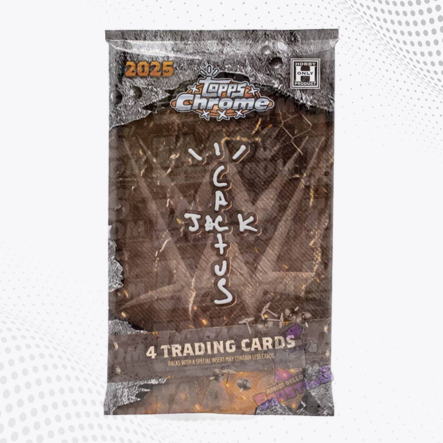 Bustina Topps Chrome WWE Cactus Jack 2025 di carte sportive collezionabili