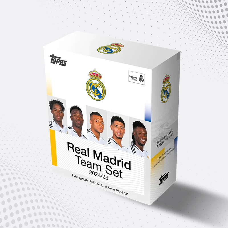 Box Topps Team Set Real Madrid 2024/25 di carte sportive collezionabili