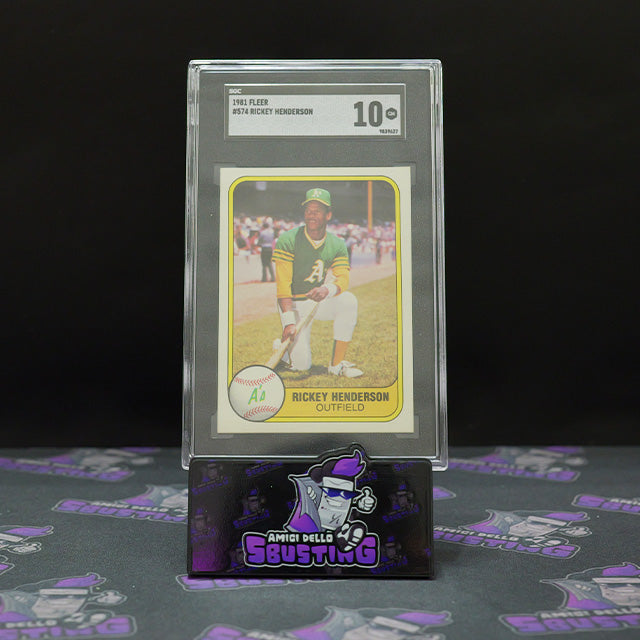 1981 FLEER - Rickey Henderson #574 [SGC 1O]