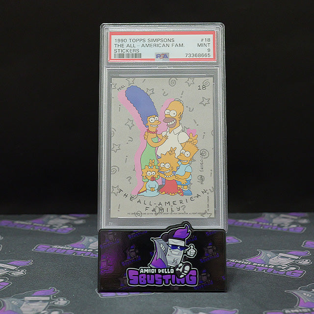 1990 Topps Simpsons - The All-American Family Stickers #18  [PSA 9]