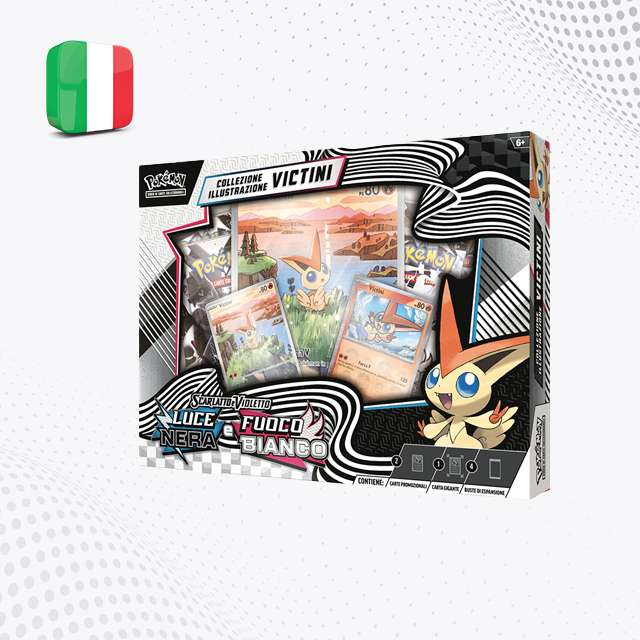 Pokemon Luce Nera & Fuoco Bianco - Victini - Collezione Illustrazione [ITA]