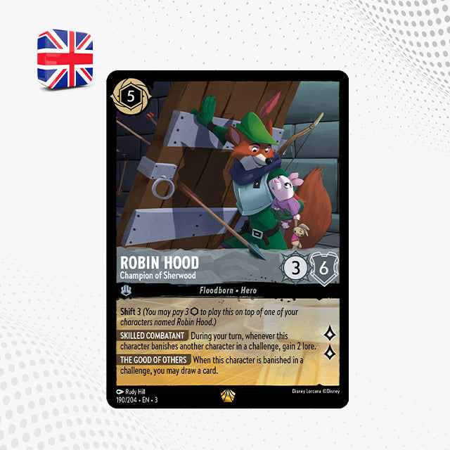 ROBIN HOOD : Champion of Sherwood (190/204 EN3) - LEGGENDARIA | Lorcana In The Ink Lands [ENG]