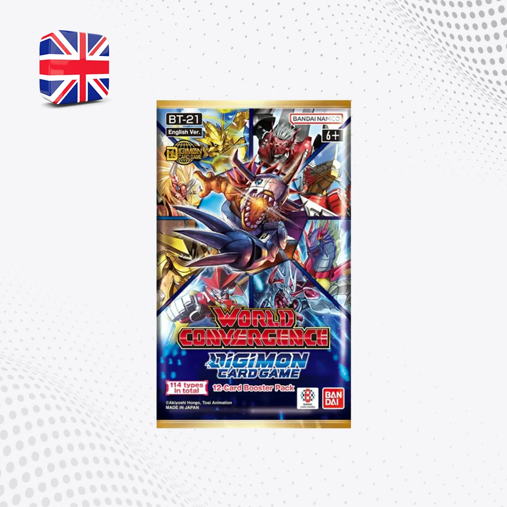 Digimon Card Game BT21 World Convergence - Bustina da 12 Card [ENG]