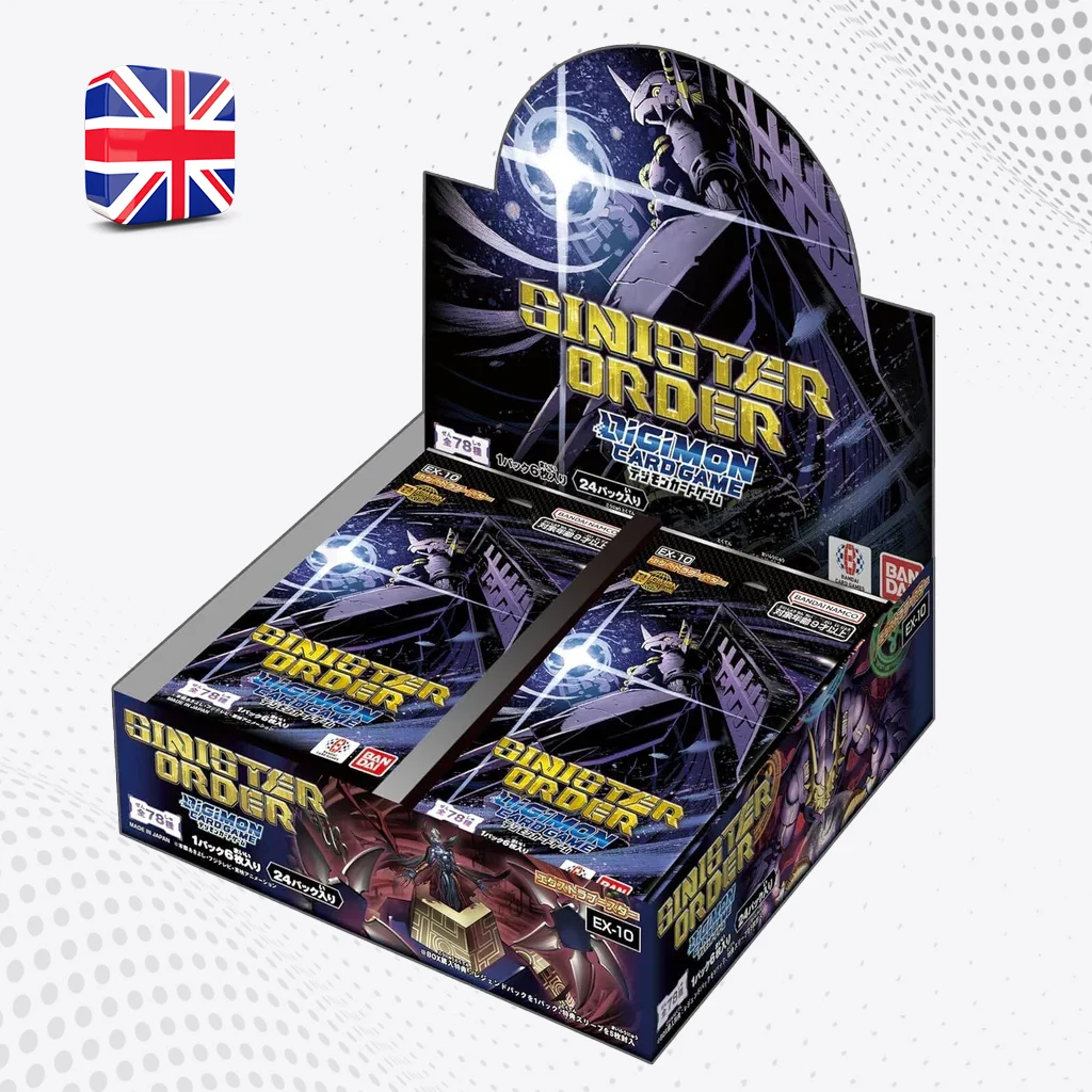 Digimon Card Game Sinister Order EX-10 - Box 24 Bustine [ENG]