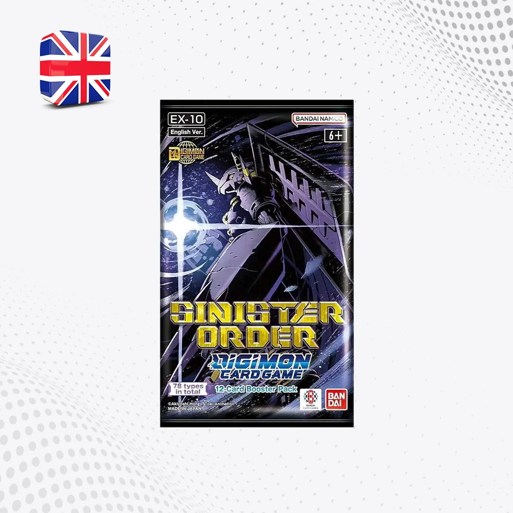 Digimon Card Game Sinister Order EX-10 - Bustina da 12 carte [ENG]