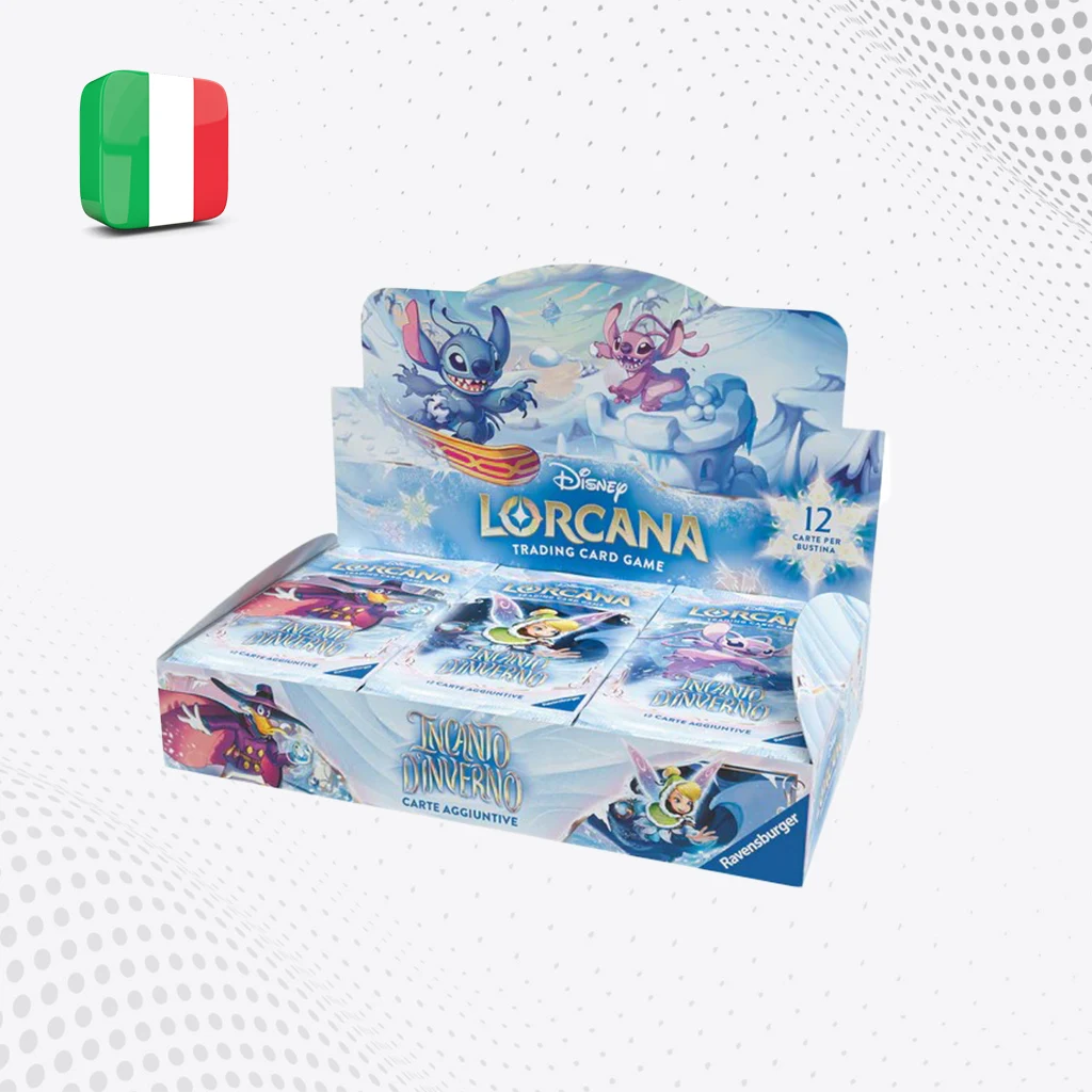 Disney Lorcana : Incanto D'Inverno - Booster Pack Display - 24 Bustine [ITA]