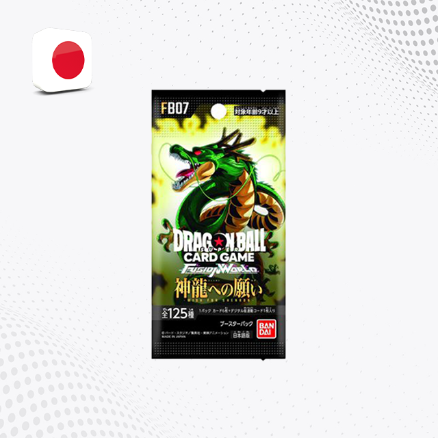 DRAGON BALL FUSION WORLD FB07 Wish of Shenron - Bustina da 6 Card [JAP]