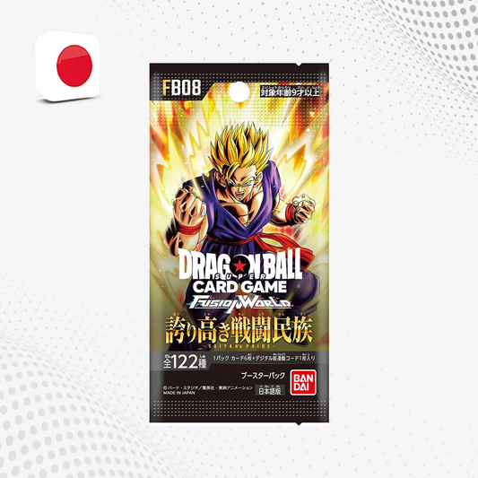 DRAGON BALL FUSION WORLD FB08 Sayan's Pride - Bustina da 6 Card [JAP]