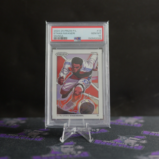 PANINI EPL PRIZM 2024-25 - ETHAN NWANERI MANGA - PSA 10