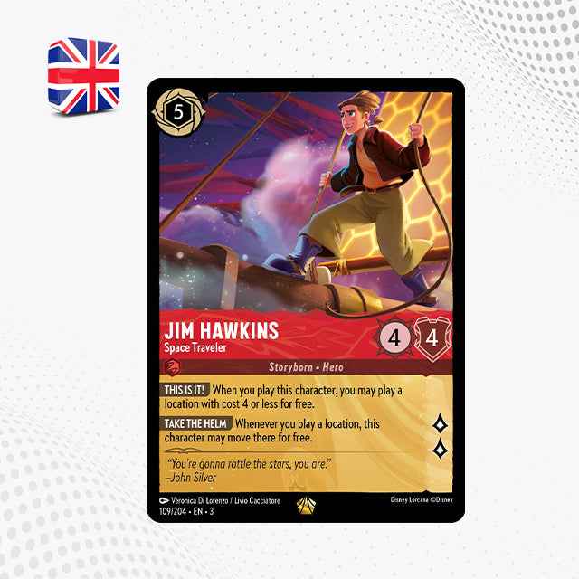 JIM HAWKINS : SPACE TRAVELER (109/204 EN3) LEGGENDARIA | Lorcana In The Ink Lands [ENG]