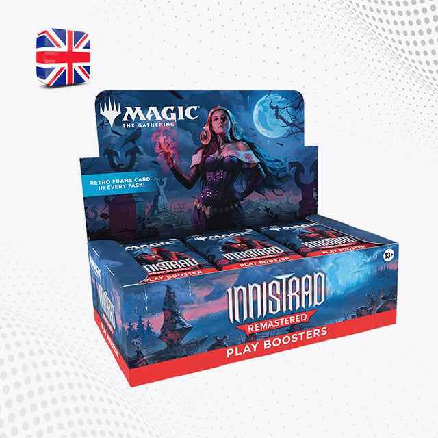 Box Play Booster di Magic Innistrad Remastered di carte da gioco collezionabili TCG.