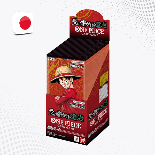 ONE PIECE Card Game OP-13 : Carrying on his will - Box Display 24 Bustine [JAP]