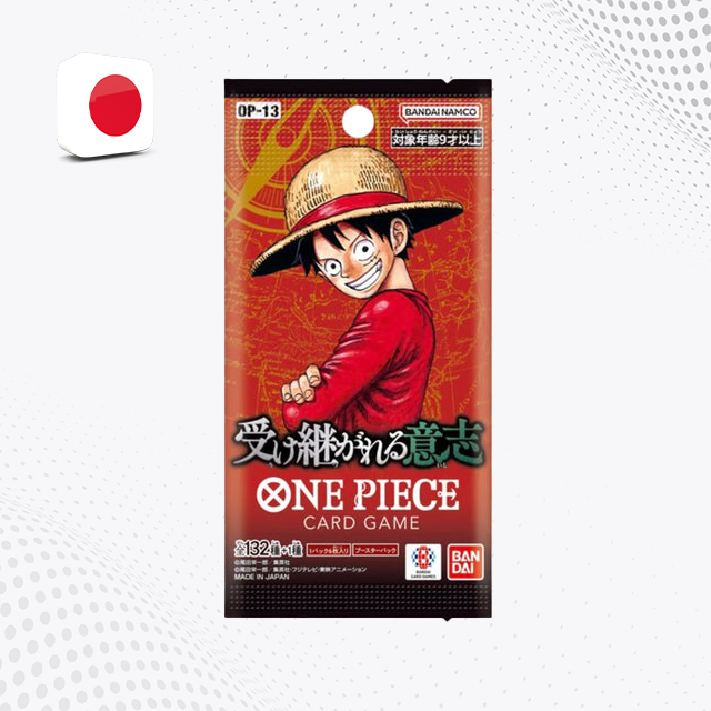 ONE PIECE Card Game OP-13 : Carrying on his will - Bustina da 6 Card [JAP]