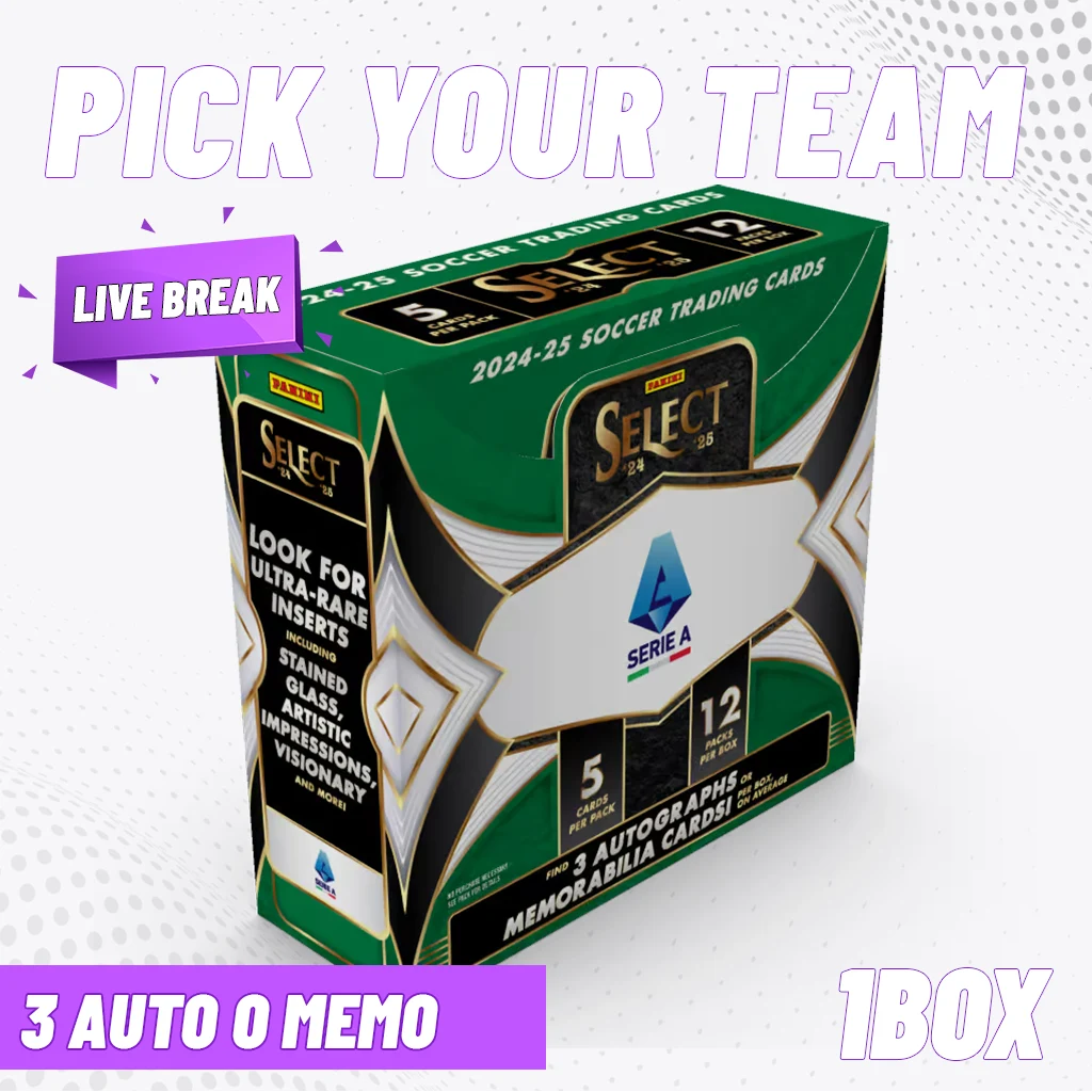 [Break] 2024/25 Panini Select Serie A Hobby Box - PICK YOUR TEAM #22 [1 BOX]