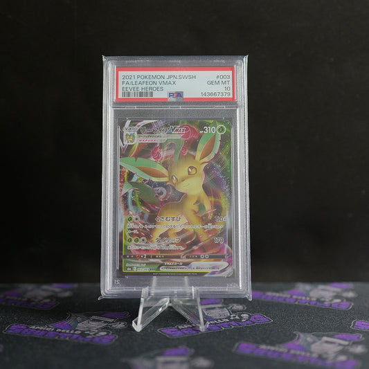 2021 Pokemon Eevee Heroes - Lefeon Vmax [PSA10]