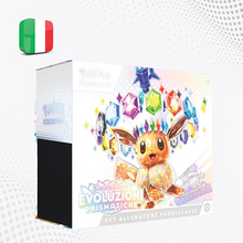Box Pokemon Evoluzioni Prismatiche set allenatore fuoriclasse di carte collezionabili TCG