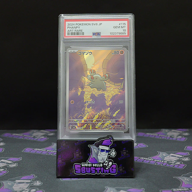 2024 Pokemon - SV8 Phanpy Art Rare JAP [PSA 10]