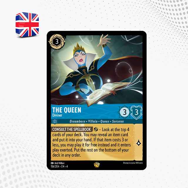 THE QUEEN : Diviner (156/204 EN4) - LEGGENDARIA | Lorcana Ursula Return's [ENG]