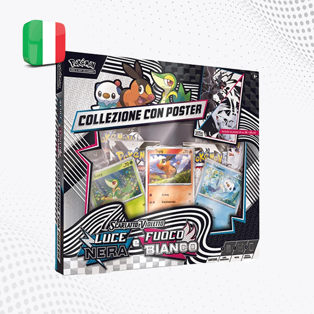 Pokemon Scarlatto & Violetto - Collezione Fuoco Bianco e Luce Nera