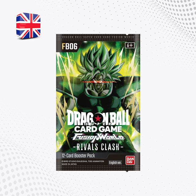 DRAGON BALL FUSION WORLD FB06 Rival Clash - Bustina da 12 Card [ENG]