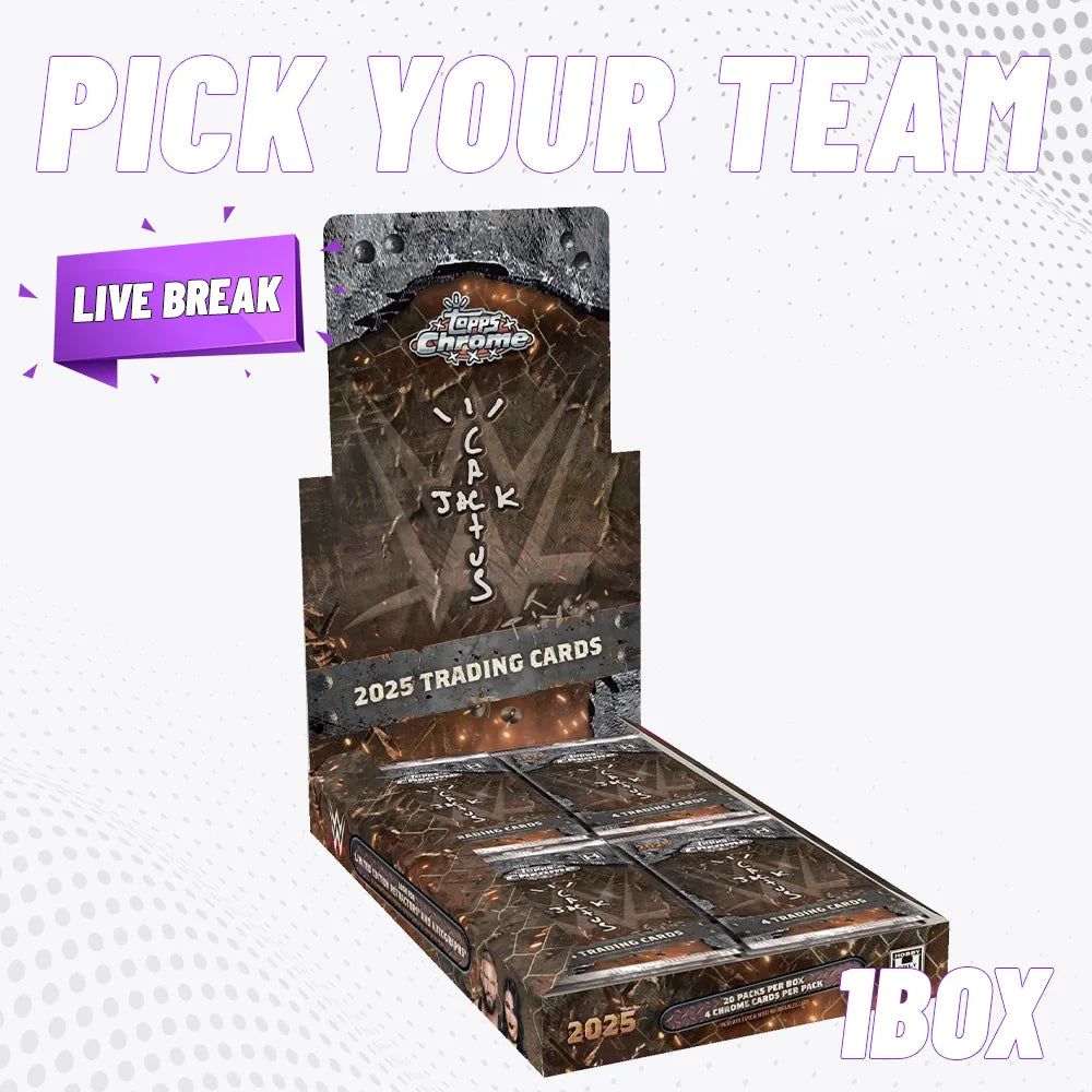 Break Topps Chrome WWE Cactus Jack - Box Opening Live di Carte Sportive Collezionabili
