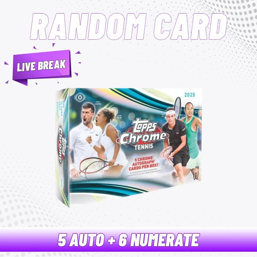 [Break] 2025 Topps Chrome Tennis Breakers Delight - RANDOM CARD #7