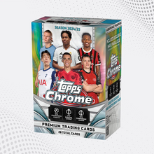 Box Topps Chrome UCC 2024/25 di carte sportive collezionabili