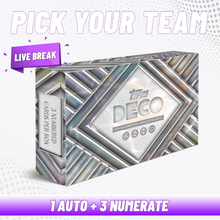 [Break] 2025/26 Topps UEFA Club Competitions Deco - PICK YOUR TEAM #4 [1 BOX]