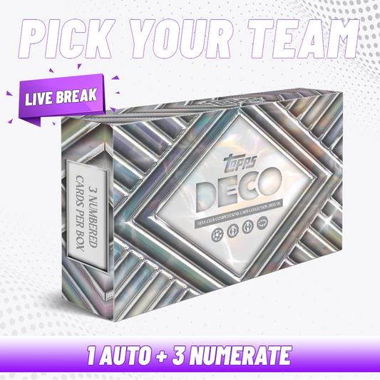[Break] 2025/26 Topps UEFA Club Competitions Deco - PICK YOUR TEAM #4 [1 BOX]