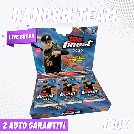 [Break] Topps Finest Baseball 2025 - Hobby Box [RANDOM TEAM #1]