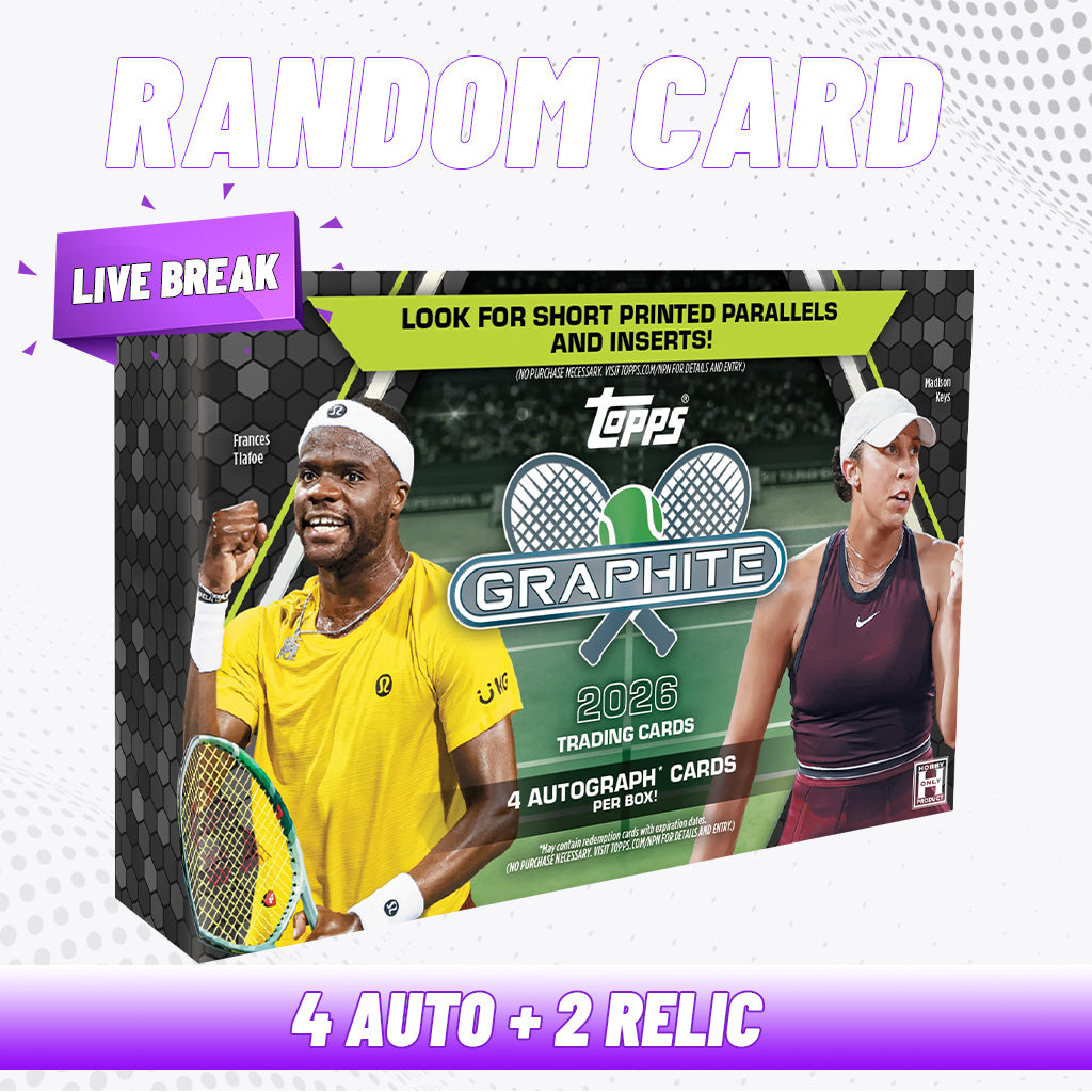 [Break] 2026 Topps Tennis Graphite - RANDOM CARD #1 [Sealed Case]
