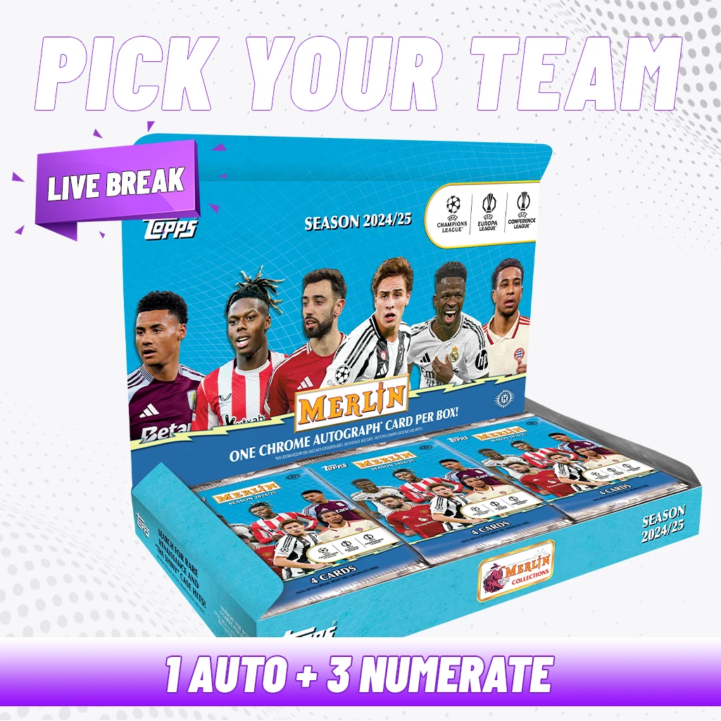 [Break] Topps 2024/25 Merlin UEFA Club Competitions - Hobby Box [Pick Your Team #2]