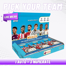 [Break] Topps 2024/25 Merlin UEFA Club Competitions - Hobby Box [Pick Your Team #2]