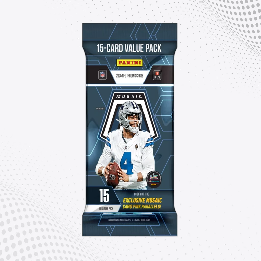 Panini 2025 Mosaic Football NFL - Fat Pack da 15 Card