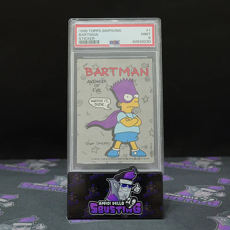 1990 Topps Simpsons - Bartman Stickers #1 [PSA 9]