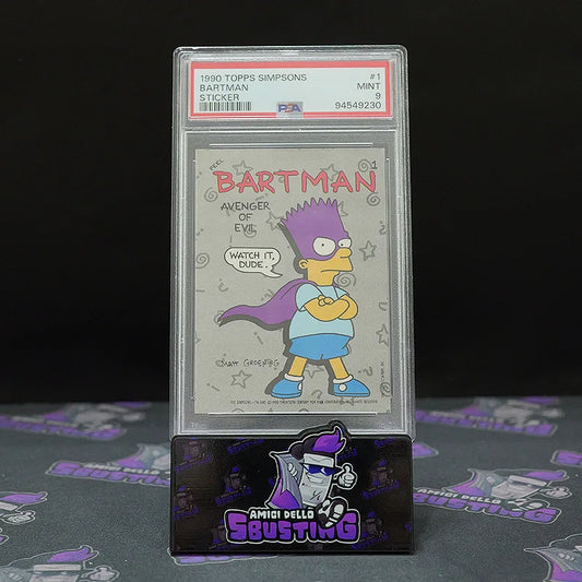 1990 Topps Simpsons - Bartman Stickers #1 [PSA 9]